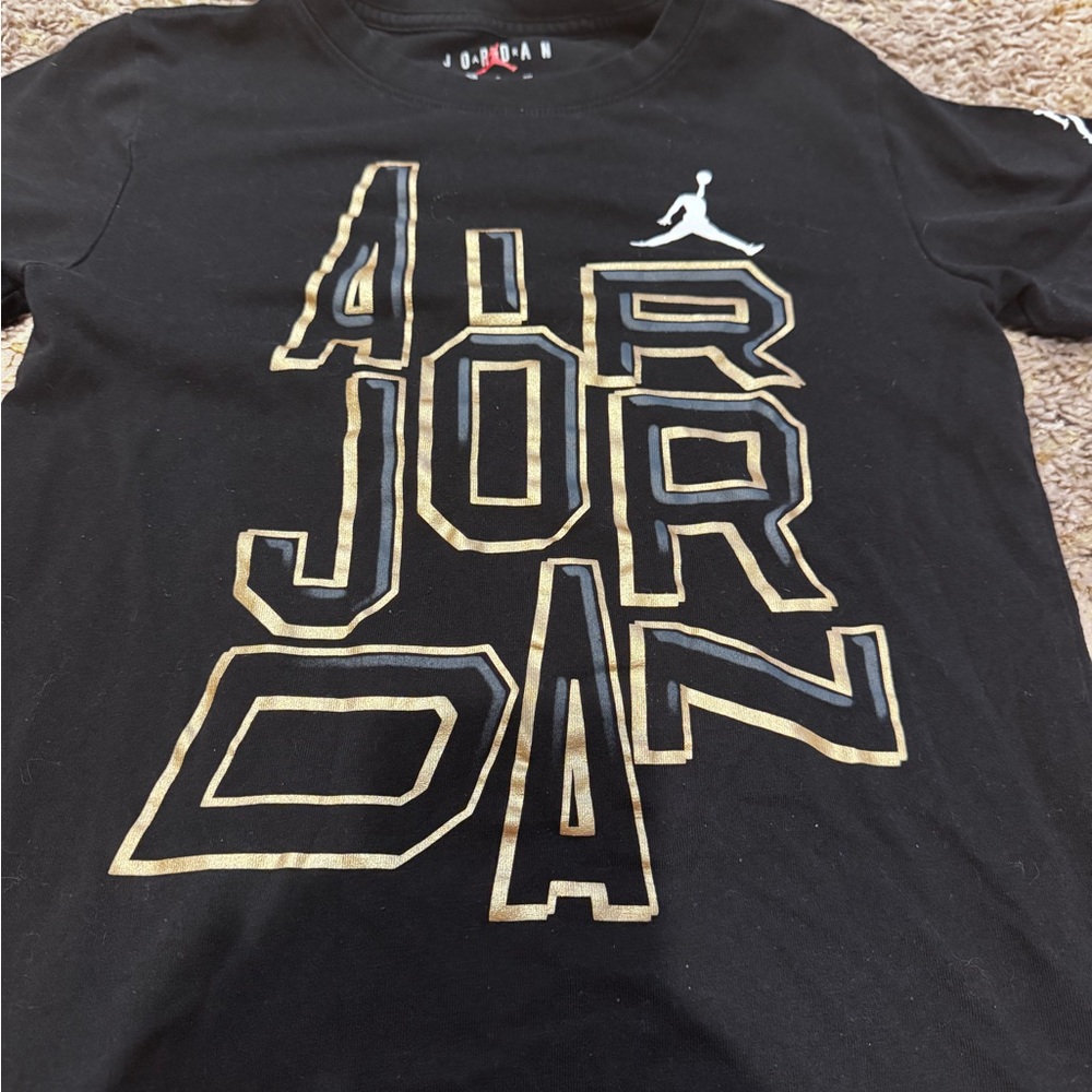 Jordan Black T-Shirt with Logo